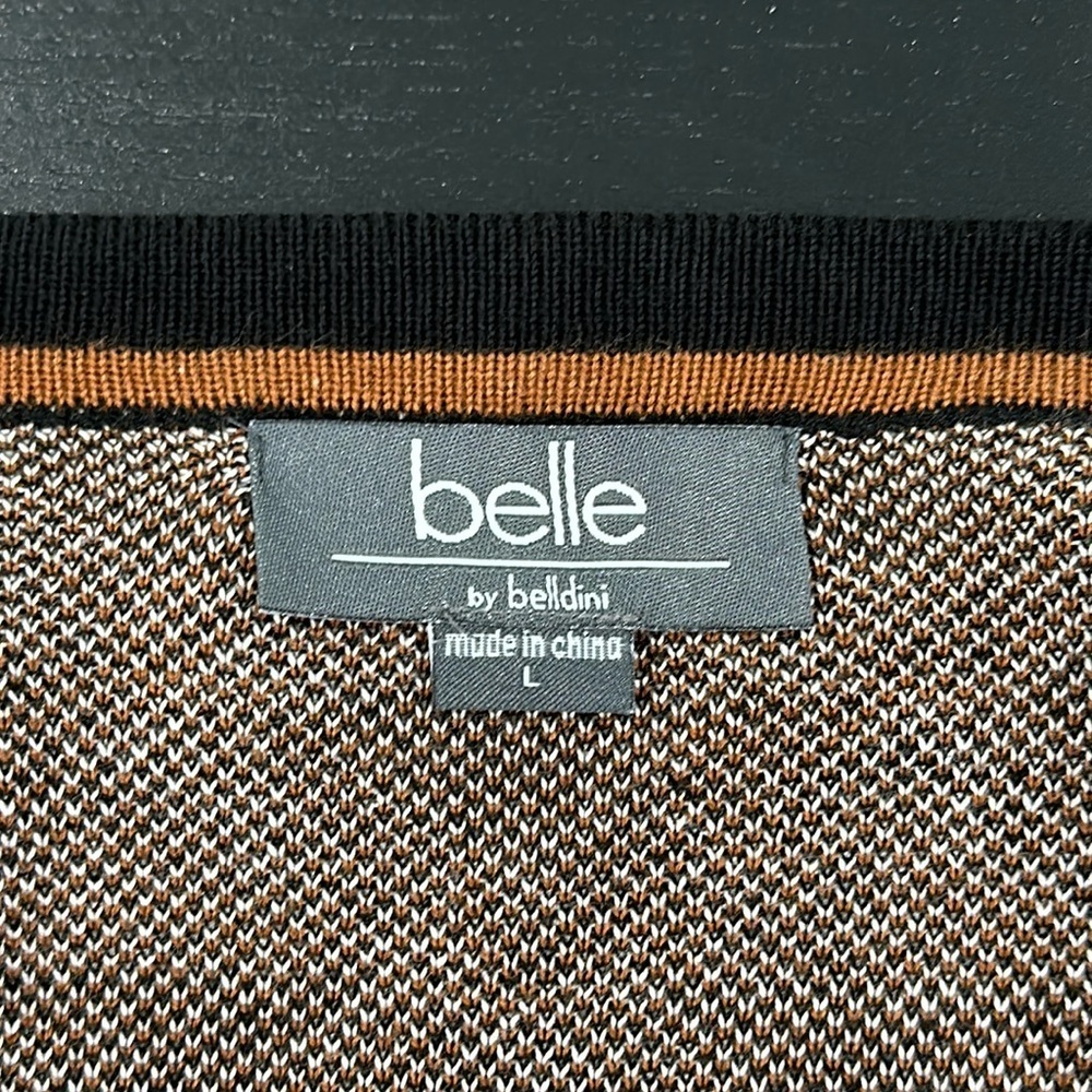 Belle by Belldini Geometric Print Sweater - L - Picture 7 of 10